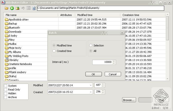 File Attributes Editor