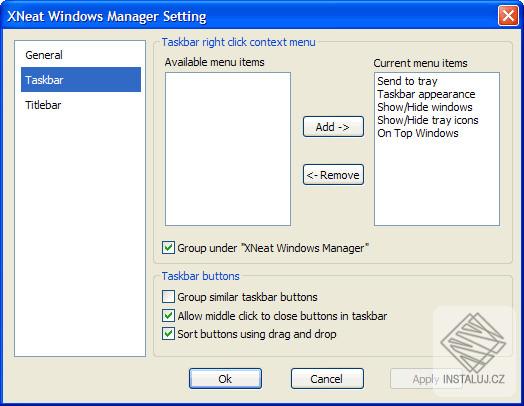 XNeat Windows Manager