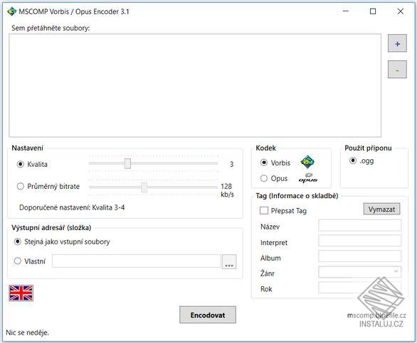 Vorbis Encoder GUI