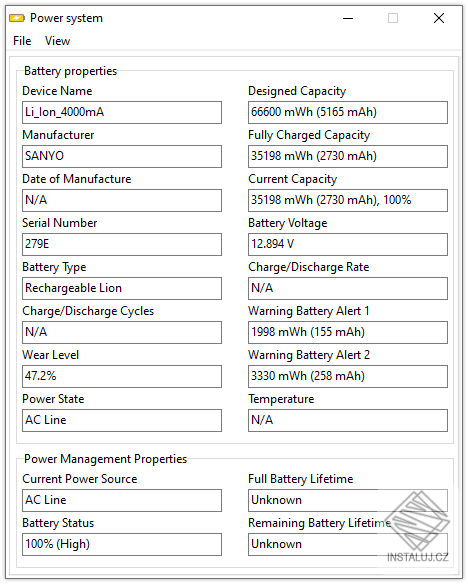 Battery Mode