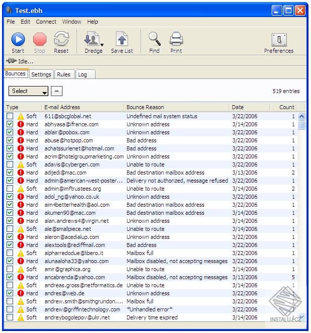 eMail Bounce Handler