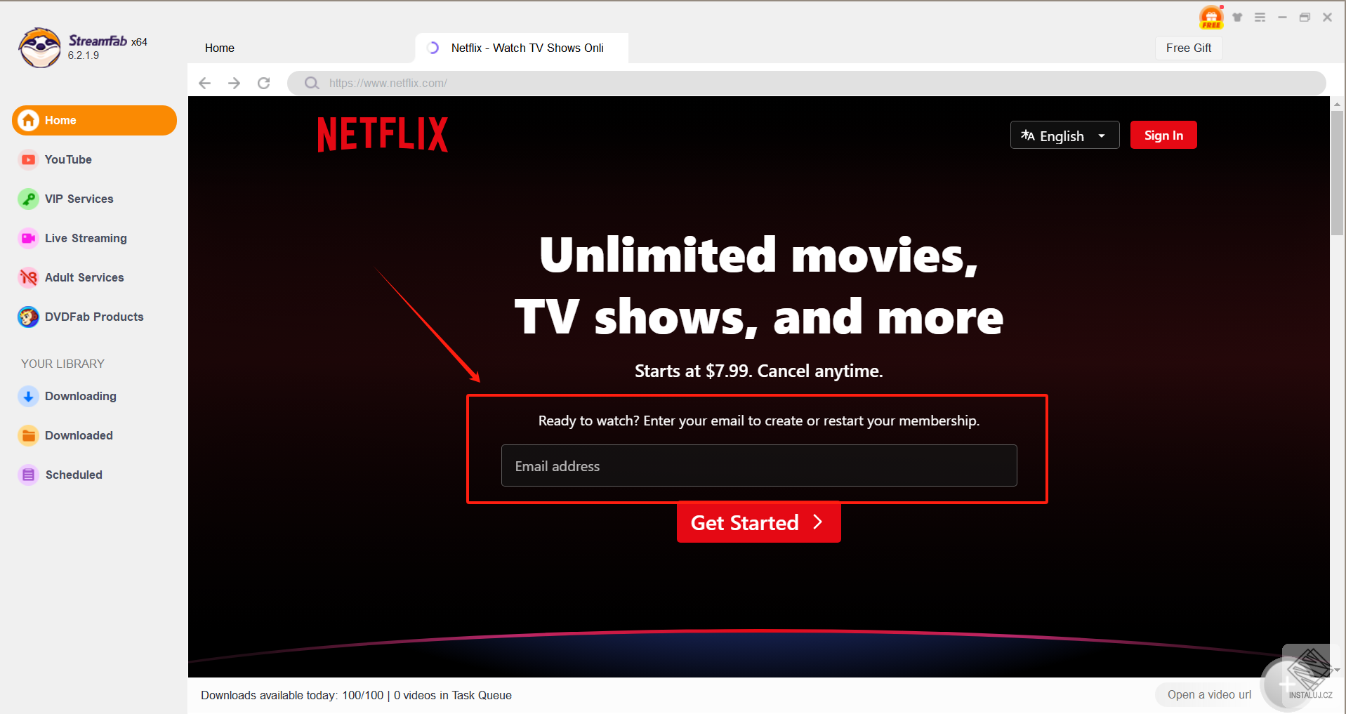 StreamFab Netflix Downloader