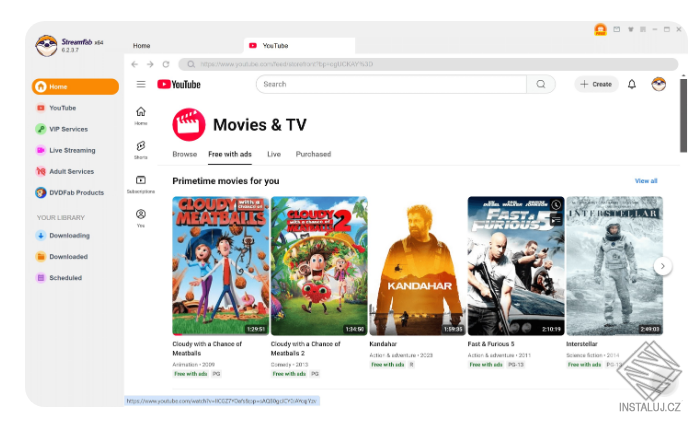StreamFab YouTube Movies Downloader