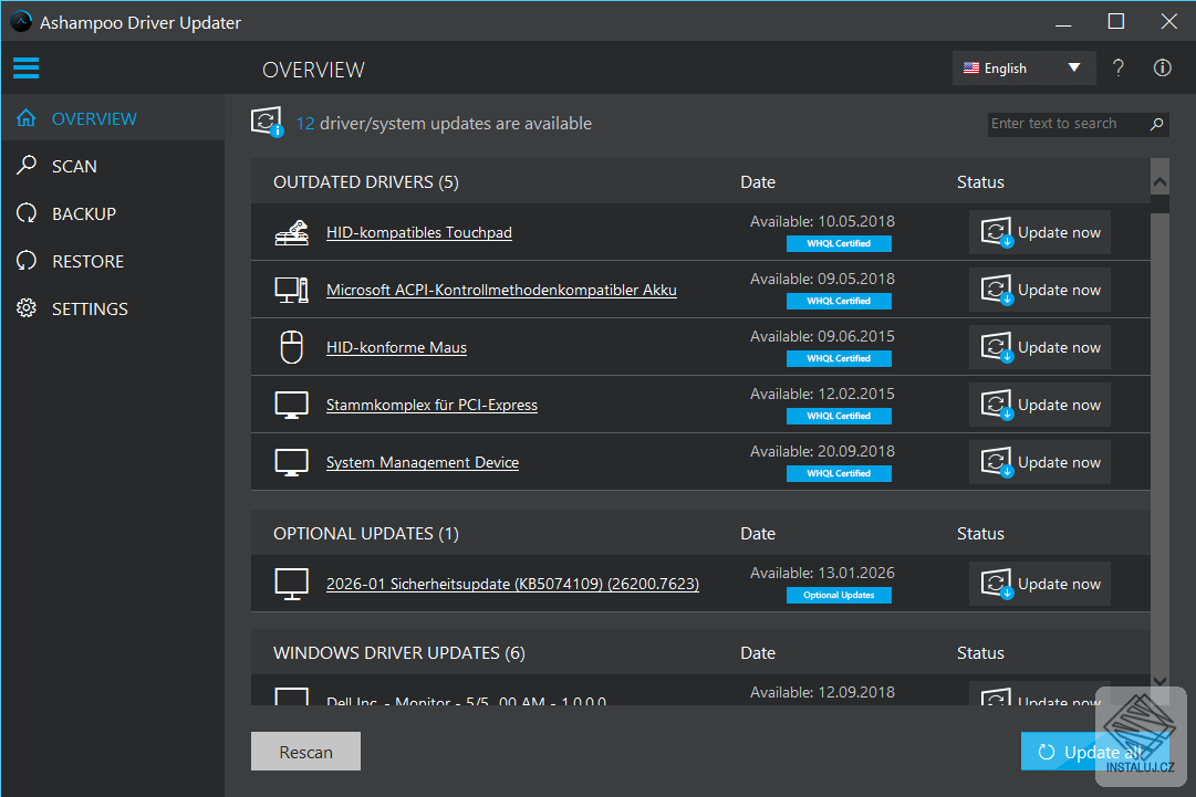 Ashampoo Driver Updater