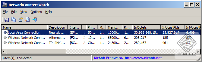 NetworkCountersWatch