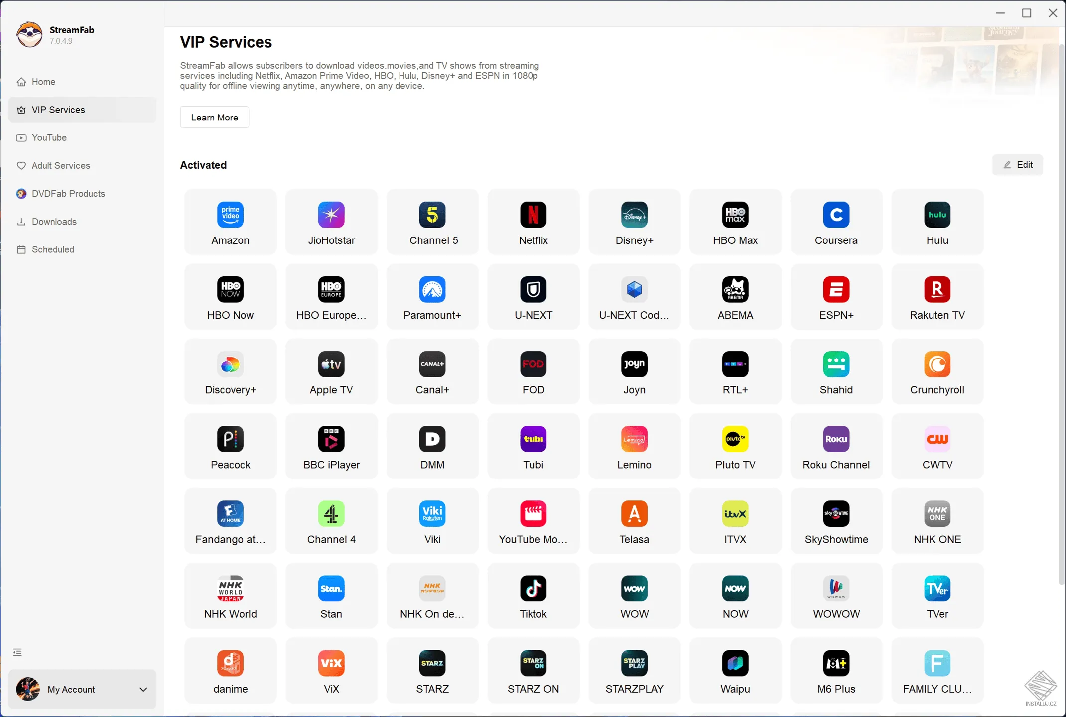 StreamFab Channel 5 Downloader