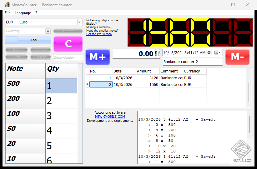 MoneyCounter