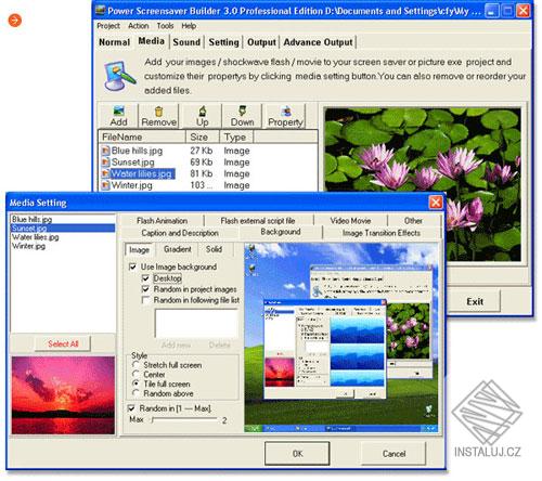 Power Screensaver Builder