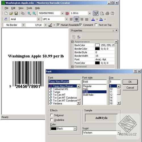 Monterey Barcode Creator