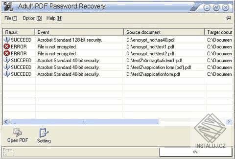 Adult PDF Password Recovery