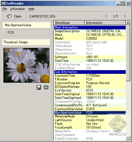 Exif Reader
