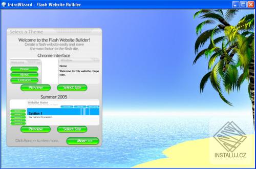 IntroWizard Flash Website Builder