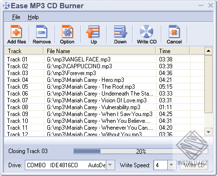 Ease MP3 CD Burner