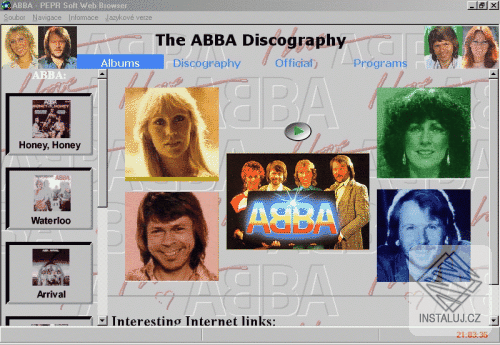 Web Browser určený na CD - Rom