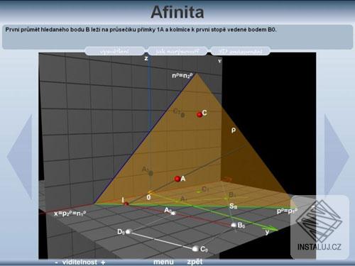 Výukový program deskriptivní geometrie