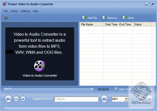 Power Video to Audio Converter