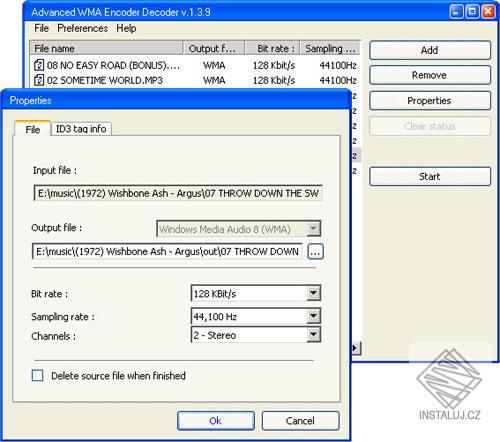 WMA Encoder Decoder