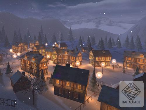 Winter Town 3D Screensaver