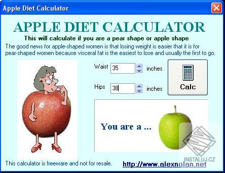 Apple Diet Calculator