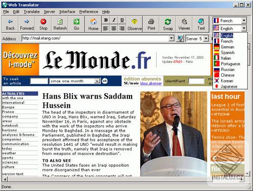 Web Translator