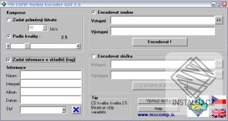 Vorbis Encoder GUI