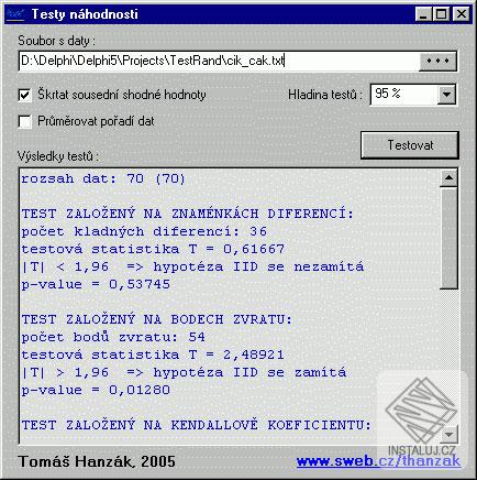 Testy náhodnosti