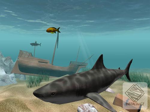 Shark Water World 3D Screensaver