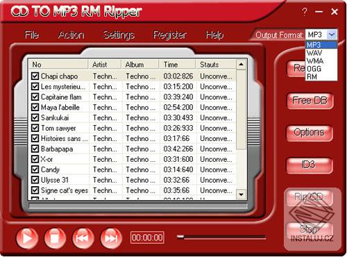 CD To MP3 RM Ripper