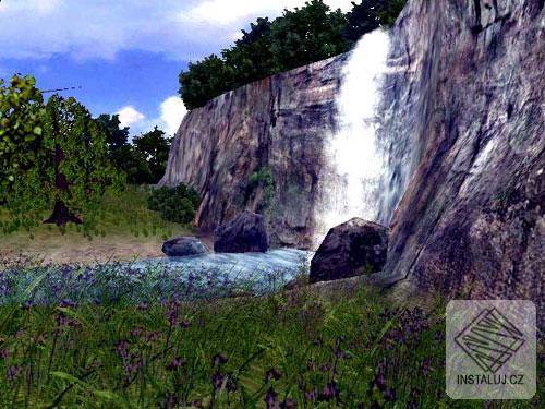 3D Waterfall Screensaver