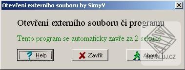 Otevírání externích souborů