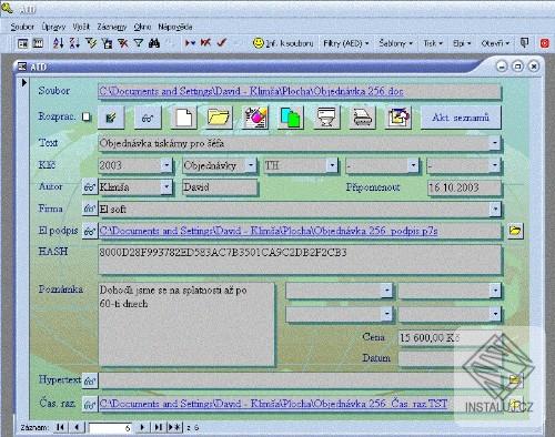 AED - Archiv elektronických dokumentů