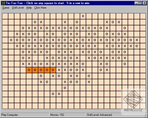 5-in-a-Row TicTacToe