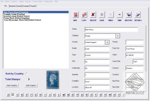 Stamp Collection Manager