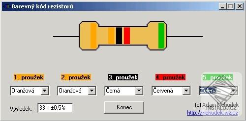 Barevný kód rezistorů