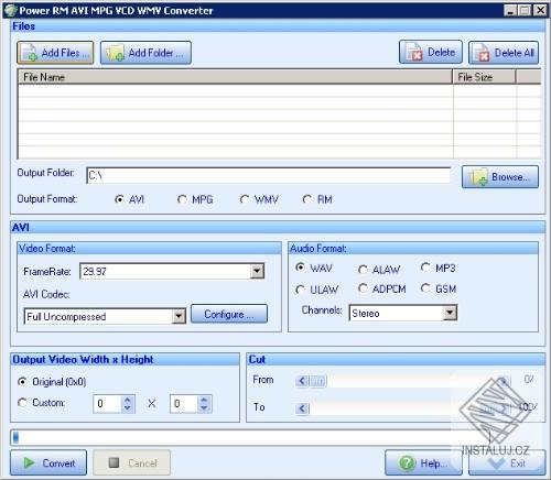 Power RM AVI MPG VCD WMV Converter