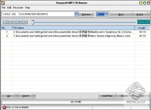 Kongsoft MP3 CD Burner