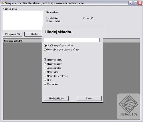 Simple Music Disc Database