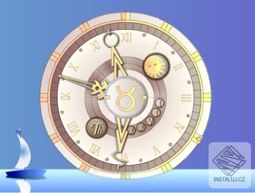Zodiac Clock screensaver