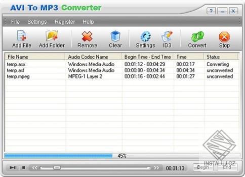 AVI To MP3 Converter