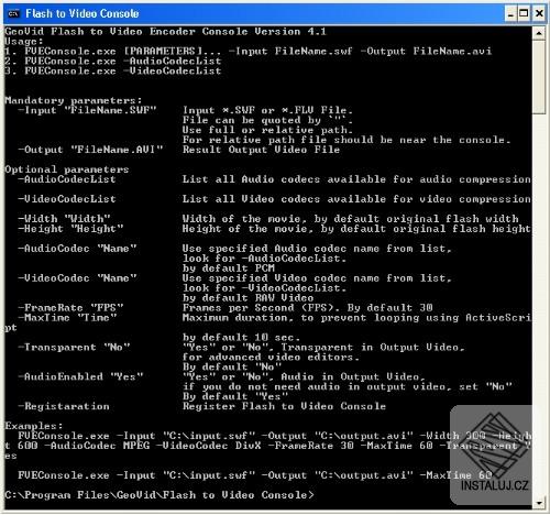 Flash to Video Console
