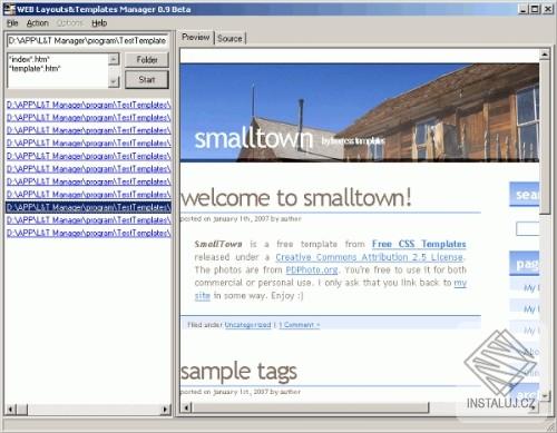 Web Layouts & Templates Manager