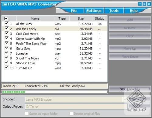 ImTOO WMA MP3 Converter