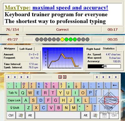 MaxType LITE Typing Tutor
