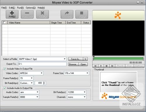 Moyea Video to 3GP Converter