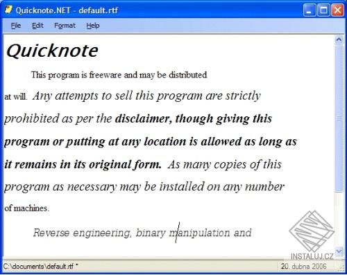 Quicknote