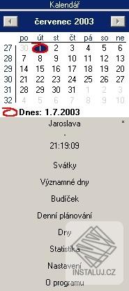Kalendář - LKV