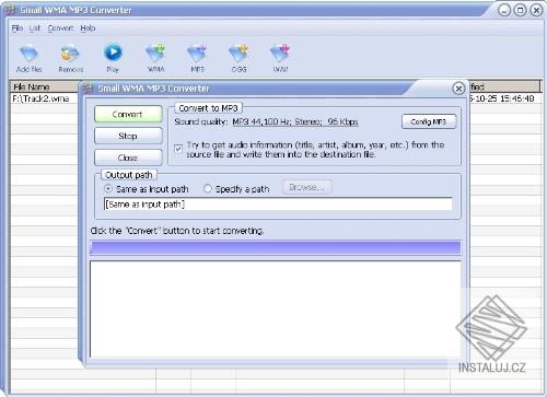 Small WMA MP3 Converter