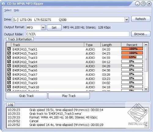 CD to WMA MP3 Ripper