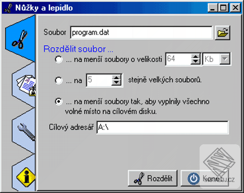 Nůžky a lepidlo