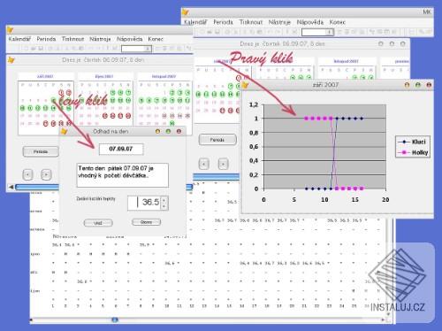 Menstruační kalendář